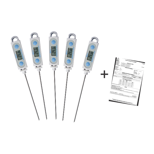 Kit 5 Termômetros Espeto DT-625 + Certificado